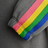 The milky way rainbow panel sweatshirt - Grey