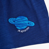 Planet emb shorts - Blue