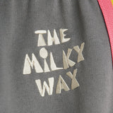 The milky way rainbow panel sweatpants - Grey