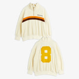 Alien City FC emb half zip terry sweatshirt - Off-white
