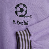Football emb sweatshirt - Purple