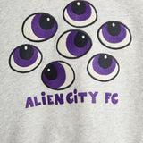 Eyes emb sweatshirt - Grey Melange