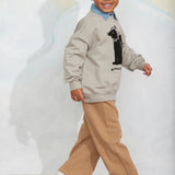 Skunk chenille sweatshirt - Grey