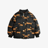 Dog aop hooded puffer - Black