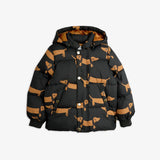 Dog aop hooded puffer - Black