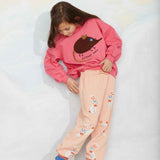 Elephant shrew chenille sweatshirt - Pink