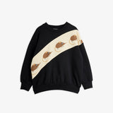 Elephant shrew panel sweatshirt - Black