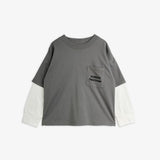 M.Rodini field notes emb ls tee - Grey