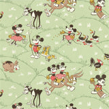 Mickey At The Farm - Macaron Green