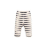 Striped jersey leggings - Grafite