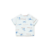 Anti-UV printed jersey t-shirt - studio