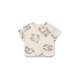 Printed flamé jersey t-shirt - bio resin