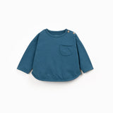 Jersey LS T-shirt - Cyanotype