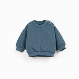 Fleece sweater - Cyanotype
