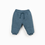 Fleece trousers - Cyanotype