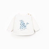 Printed jersey LS T-shirt - Scale