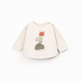 Printed jersey LS T-shirt - Sketches