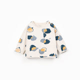 Printed jersey LS T-shirt figs - Sketches