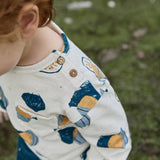 Printed jersey LS T-shirt figs - Sketches