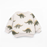 Printed fleece sweater - Dino