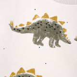 Printed fleece sweater - Dino