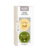 Pacifier Colour 2 PACK ANATOM Lat - Pale Butter/Wasabi