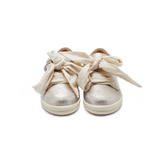 Lexley Sneakers - Silver Metallic Leather