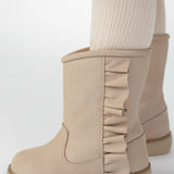 Kirsti Boots - Ivory Leather