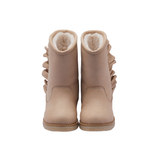 Kirsti Boots - Ivory Leather