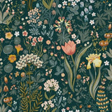 New Heritage - Blomsterhav - Multi/Blue
