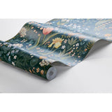 New Heritage - Blomsterhav - Multi/Blue
