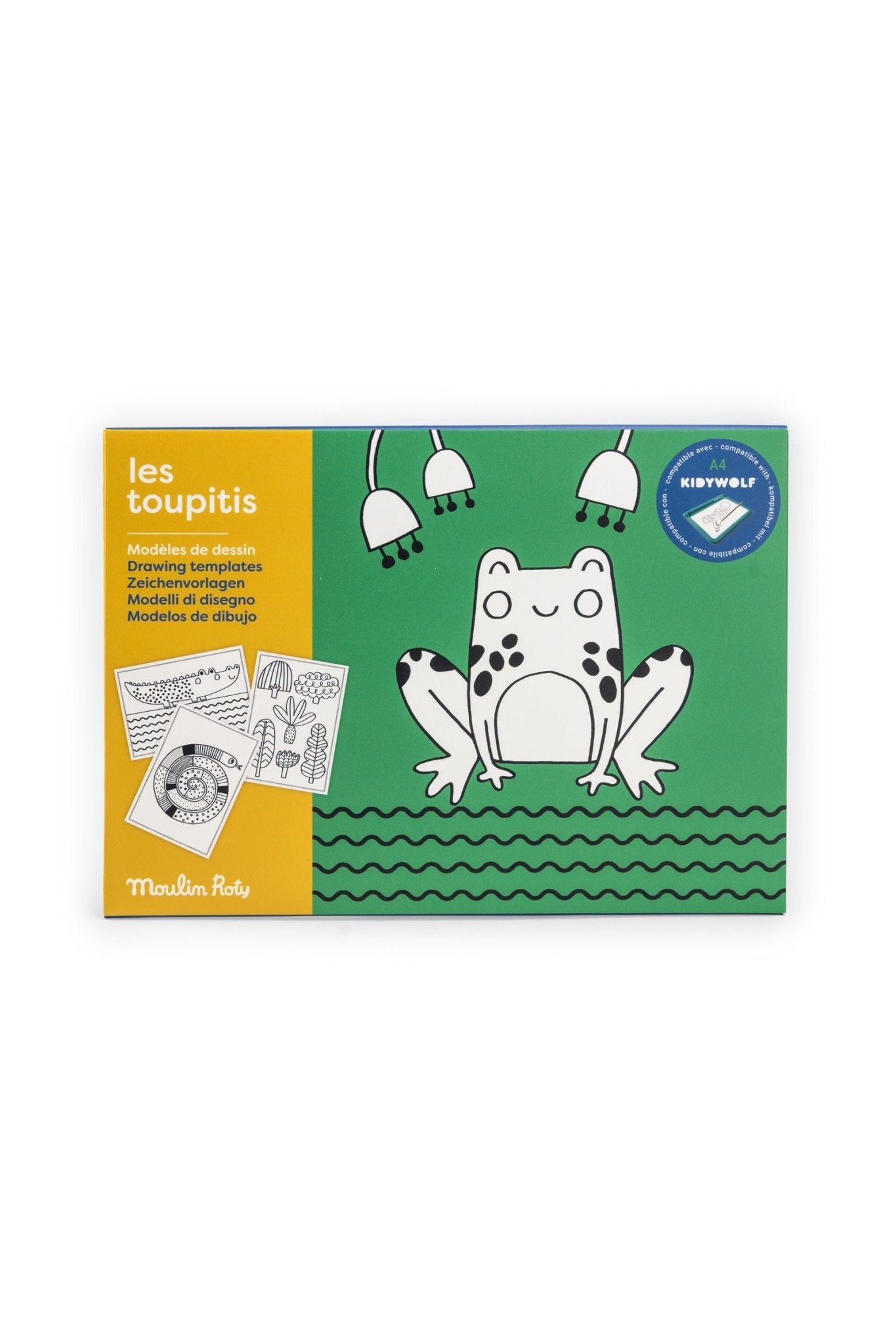 24 tekenmodellen Kidywolf - Les Toupitis van Moulin Roty | Kids Conceptstore Le Fanfare