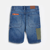 Printer Shorts - Vintage Md Blue