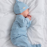 Tane - Modal Fine Rib - Blue Stripe