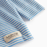 Tane - Modal Fine Rib - Blue Stripe