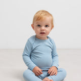 Piva - Modal Fine Rib - Blue Stripe