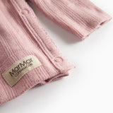 Tut Wrap LS - Modal Pointelle - Soft Berry