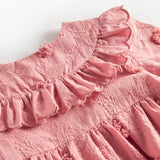 Deas LS - Embroidery - Pink Delight