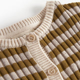 Tob - Modal Mix Stripe - Cashew Mel. Stripe