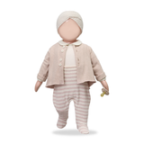 Anette collar body - ecru