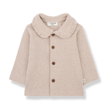 Gisela collar blouse - nude