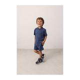 Paulo - Cotton Jersey - Vintage Blue