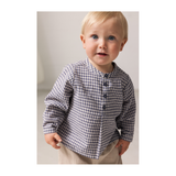 Totoro - Cotton Linen - Marine Check