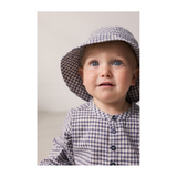 Totoro - Cotton Linen - Marine Check