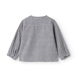 Totoro - Cotton Linen - Marine Check