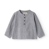 Totoro - Cotton Linen - Marine Check