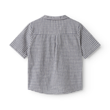 Tage - Cotton Linen - Marine Check