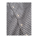 Tage - Cotton Linen - Marine Check