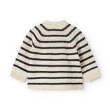 Tanea - Linen Mix Stripe - Off White Stripe