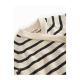 Tanea - Linen Mix Stripe - Off White Stripe